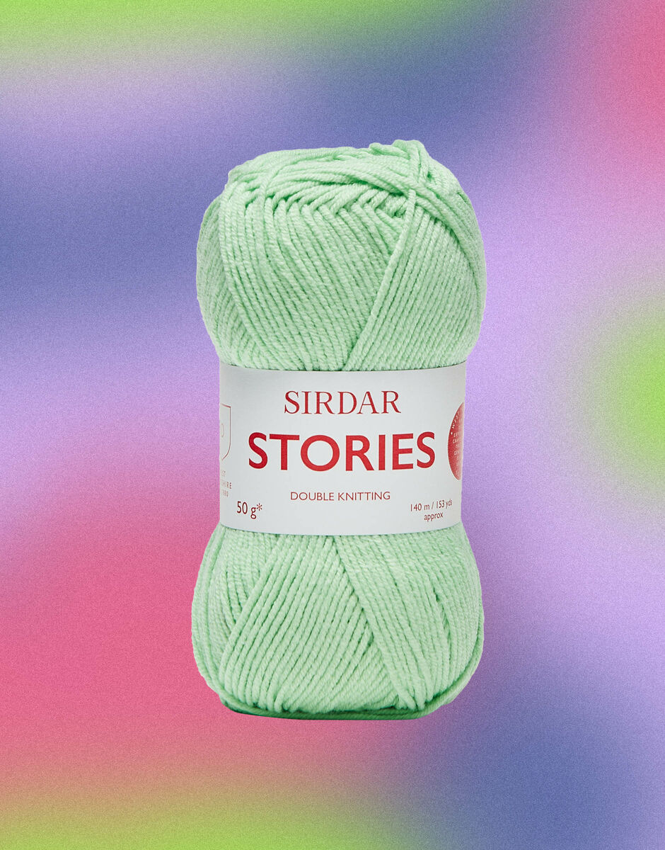 Sirdar Stories 826 Gin Fizz 50 gram ball. Made with 60% Cotton and 40% Acrylic.